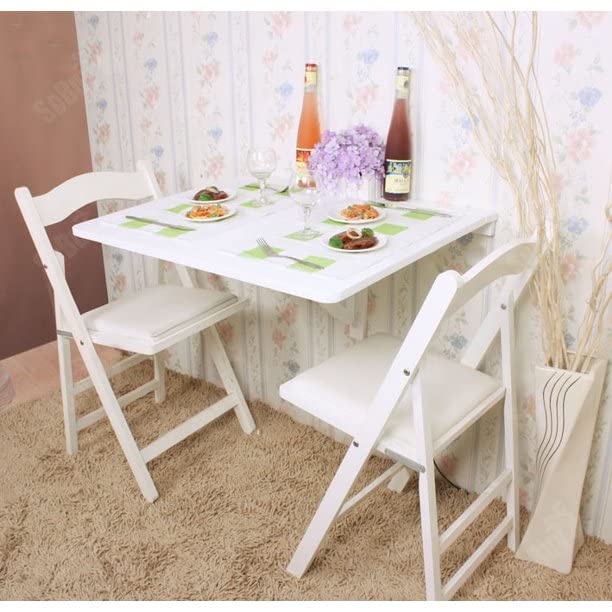 Generic Wall Mount Folding Kitchen Dining Table, 2 Seater, Wall Mount