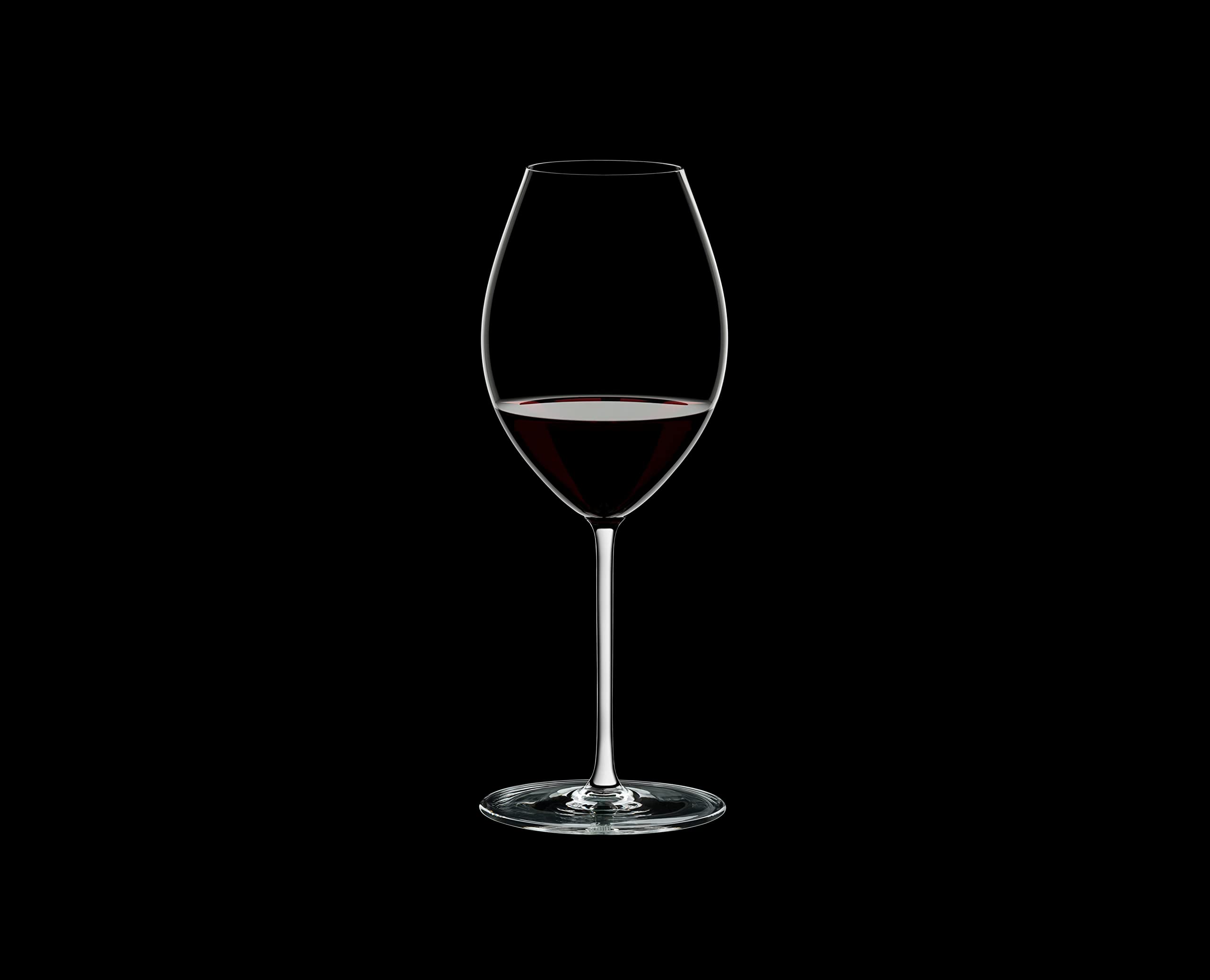RIEDEL Fatto A Mano Verre à vin Syrah Old World 4900/41 W avec pied blanc
