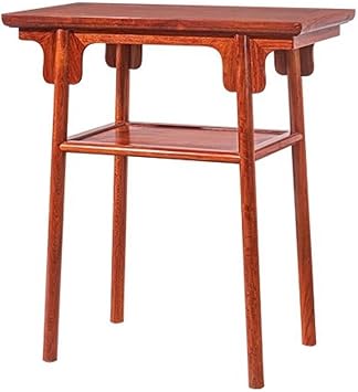 Meditation Altar Table Rosewood Bar Case, Solid Wood Altar Table, Chinese Buddhist Altar, Home Altar Incense Case, Buddha Statue and Shrine Tea Table Small Table