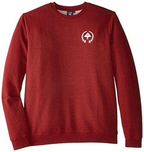 LRG Sudadera de forro polar para hombre Big-Tall LFTD MCMXLVII, Granate jaspeado, XXX-Large