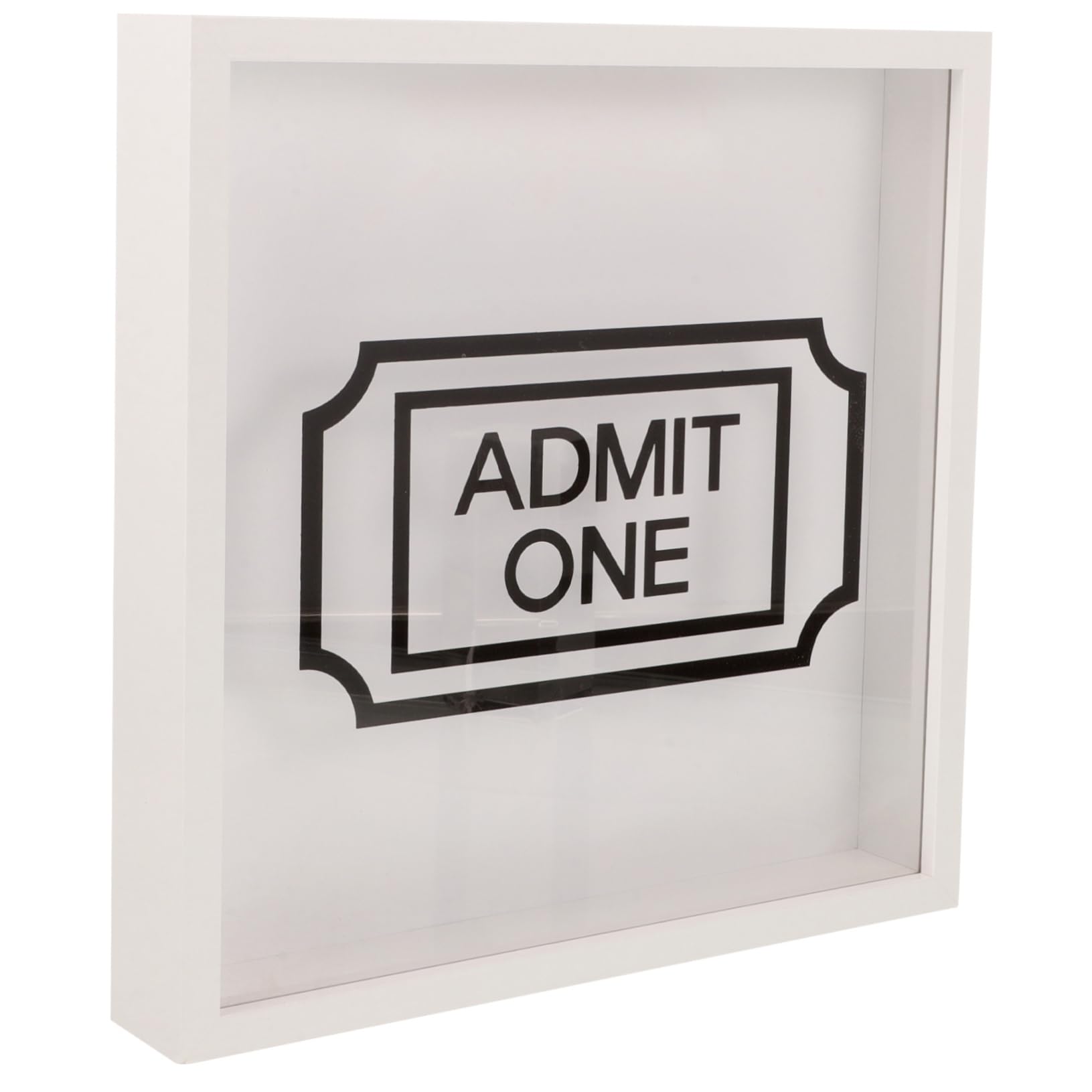 Ciieeo Wooden Ticket Storage Box Space-saving Cash Moneybox for Concerts Keepsakes