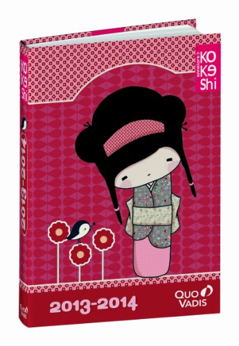 Télécharger Quo Vadis - Kokeshi - Textagenda - Agenda Scolaire Journalier 12x17 cm - Année 2013-2014 Livre eBook France