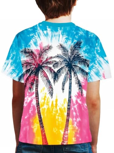 Image of Frogwill Boys Girls Shirts 3D Graphic T-Shirt Neon Clothes Short Sleeve Animal Print Tee 5-13 Years
