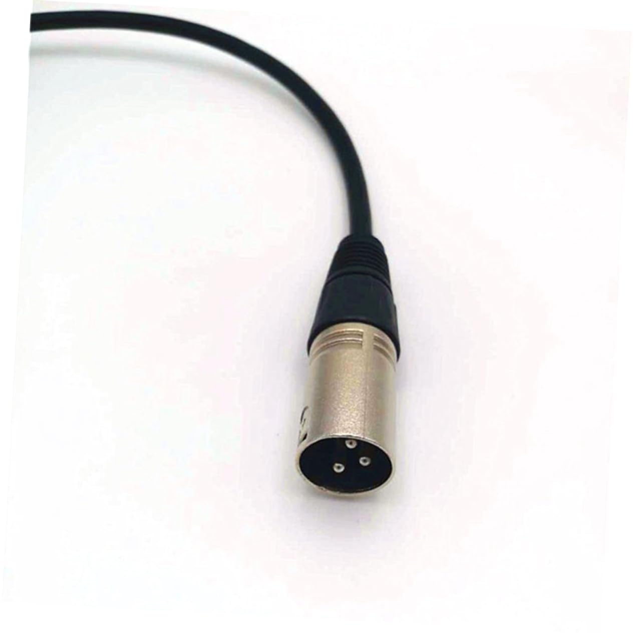 POPETPOP Cavo Audio Xlr Maschio Sicura per Microfono e Mixer Trasmissione con Connettori per Registrazioni Performance Nero