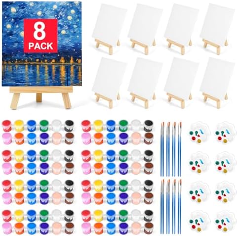 8 Pack 8 * 10In Canvas Boards for Painting, Art Canvas for Drawin...