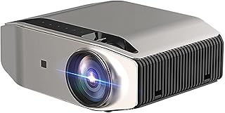 Movie Projector Native 1080P Mini Projector Built-in Speaker Keystone Correction Movie Projector Video Projector Home Cinema Compatible With Mobile Phone, USB Disk, Laptop, TV Stick