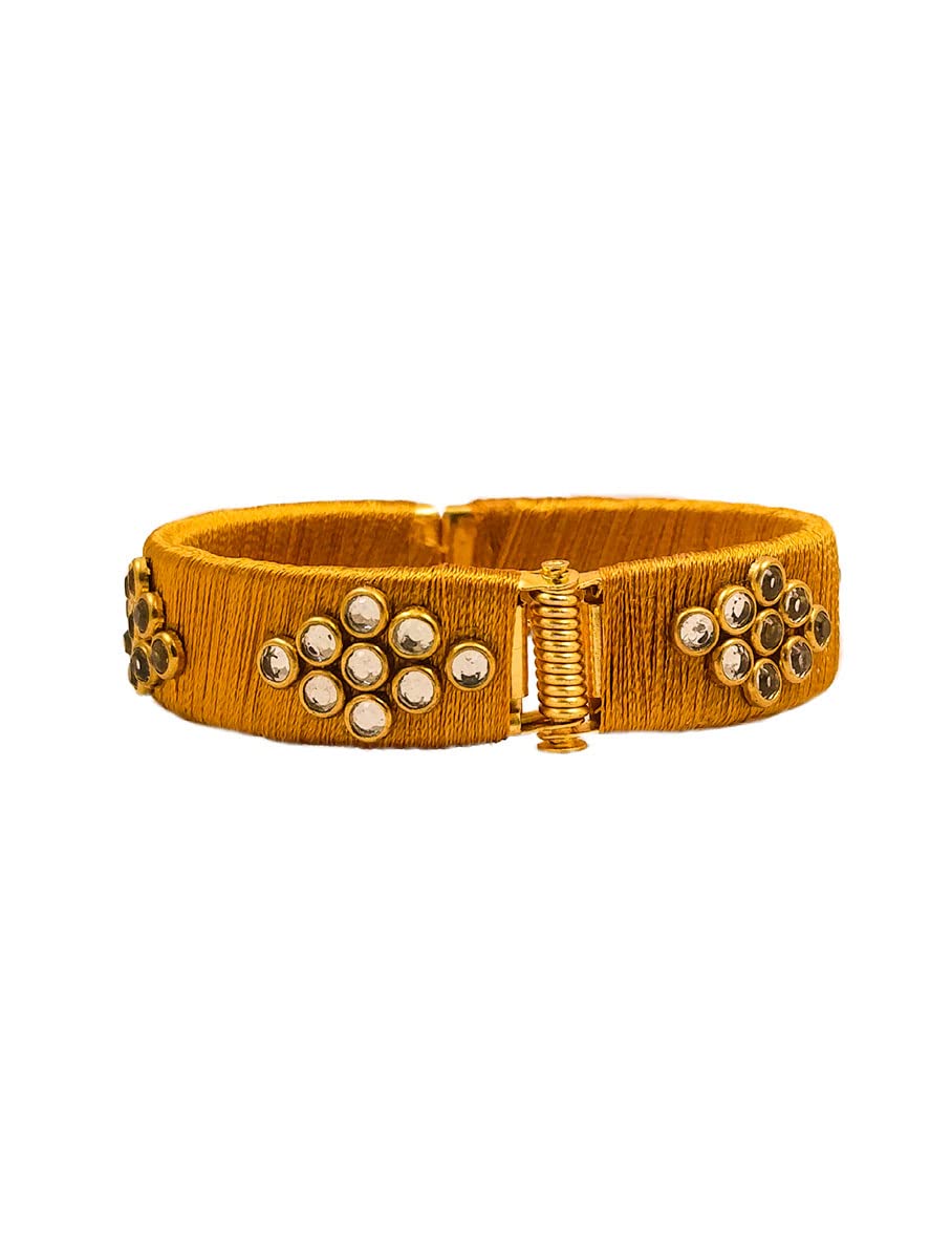 See full amazon price history chart for Yaalz Silk Thread Kundan Embellished 1/2 Inch Broad Open-Close Kada Bangles for Girls and Women for Festival, Traditional, Birthday, Everyday Office Open-Close casual wear in Mustard-III Colors Yaalz Silk Thread Kundan Embellished 1/2 Inch Broad Open-Close Kada Bangles for Girls and Women for Festival, Traditional, Birthday, Everyday Office Open-Close casual wear in Mustard-III Colors (B0BGH8P1VR) Amazon Price History, Amazon Price Tracker