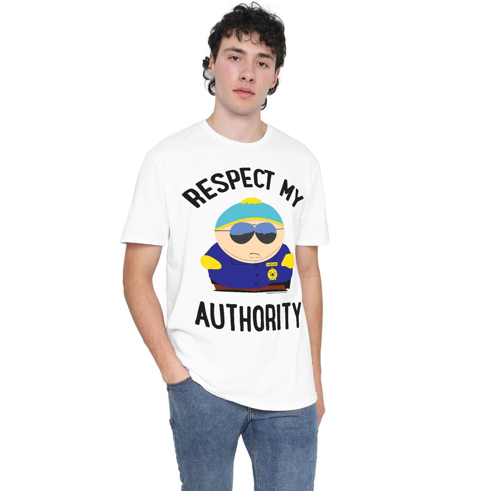 South Park Respect Unisex T Shirt, Athletic Heather, Medium