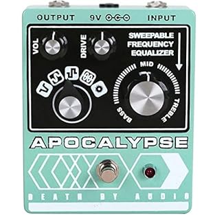 True Bypass 5 Different Fuzz Effects Sweepable EQ Filter Standard -9VDC Operation (not included)