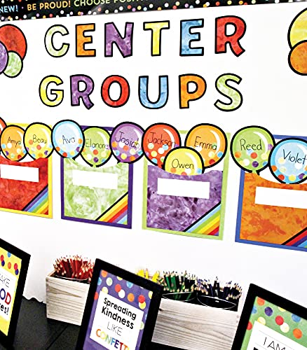 Image of Carson Dellosa 219-Piece Watercolor Cutout Letters, 4 inch Colorful Upper and Lowercase Alphabet, Numbers, Punctuation, and Symbols for Bulletin Board, Posterboard, Party, and Classroom Decor