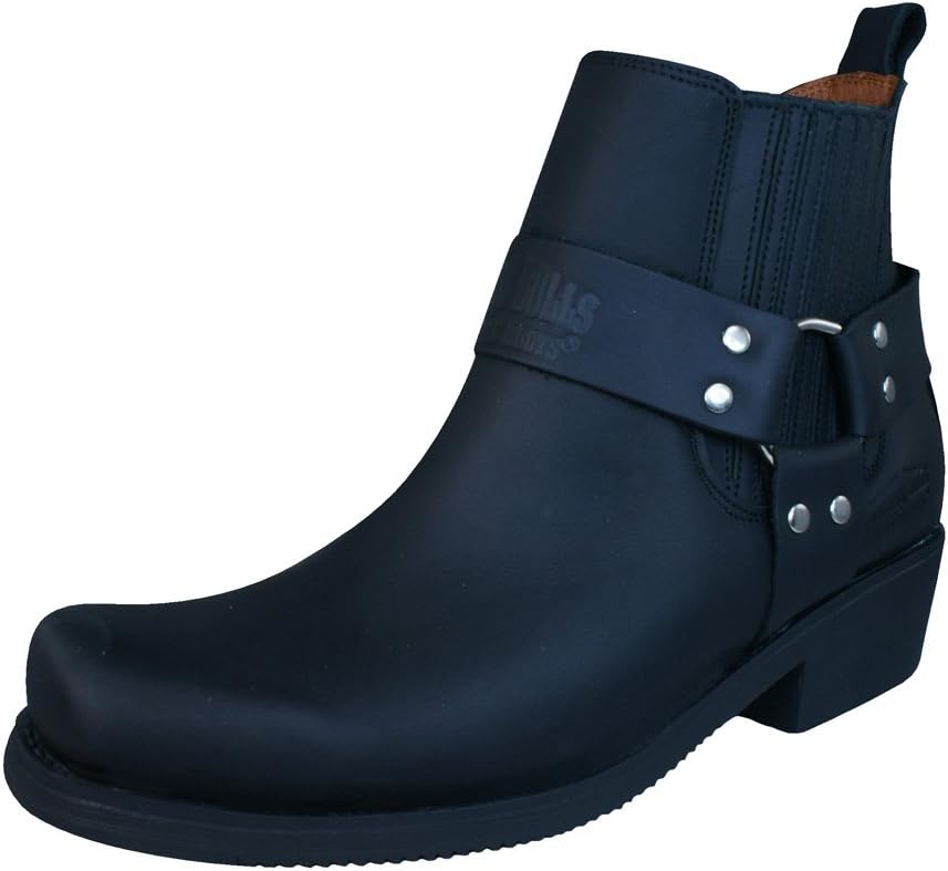 Sprinter Womens Leather Chelsea/Ankle Boots-Black-5