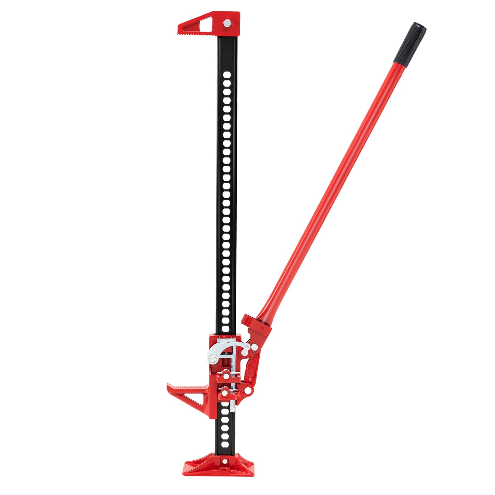 COSTWAY Cric per Auto a Cremagliera, Capacità di Sollevamento di 3000 kg, Cric di Sollevamento Pesante per Auto, Camion, Jeep, Quad, UTV e SUV