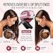 Split Ender Mini – Original Cordless Split End Hair Trimmer for Dry, Damaged, Brittle, Curly, Frizzy, or Straight Hair – Battery Operated Home Styling Tool for Split Ends (Battery-Powered, Light Pink)