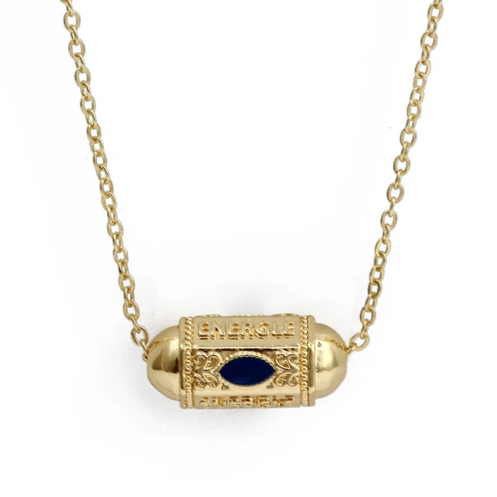 Pendentif evil eye rainbow avec chaîne longue idéal pour vos sorties - 8