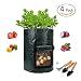 Garden Potato Grow Bag with 3 Planter Tools, 4-Pack 7 Gallon Vegetables Planter Bags, with Handles and Access Flap, Duty Suitable for Vegetables, Potato, Carrot, Tomato, Onion