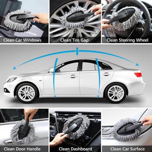 Kit de polissage de voiture 6 pièces et brosses de pneu pour jante