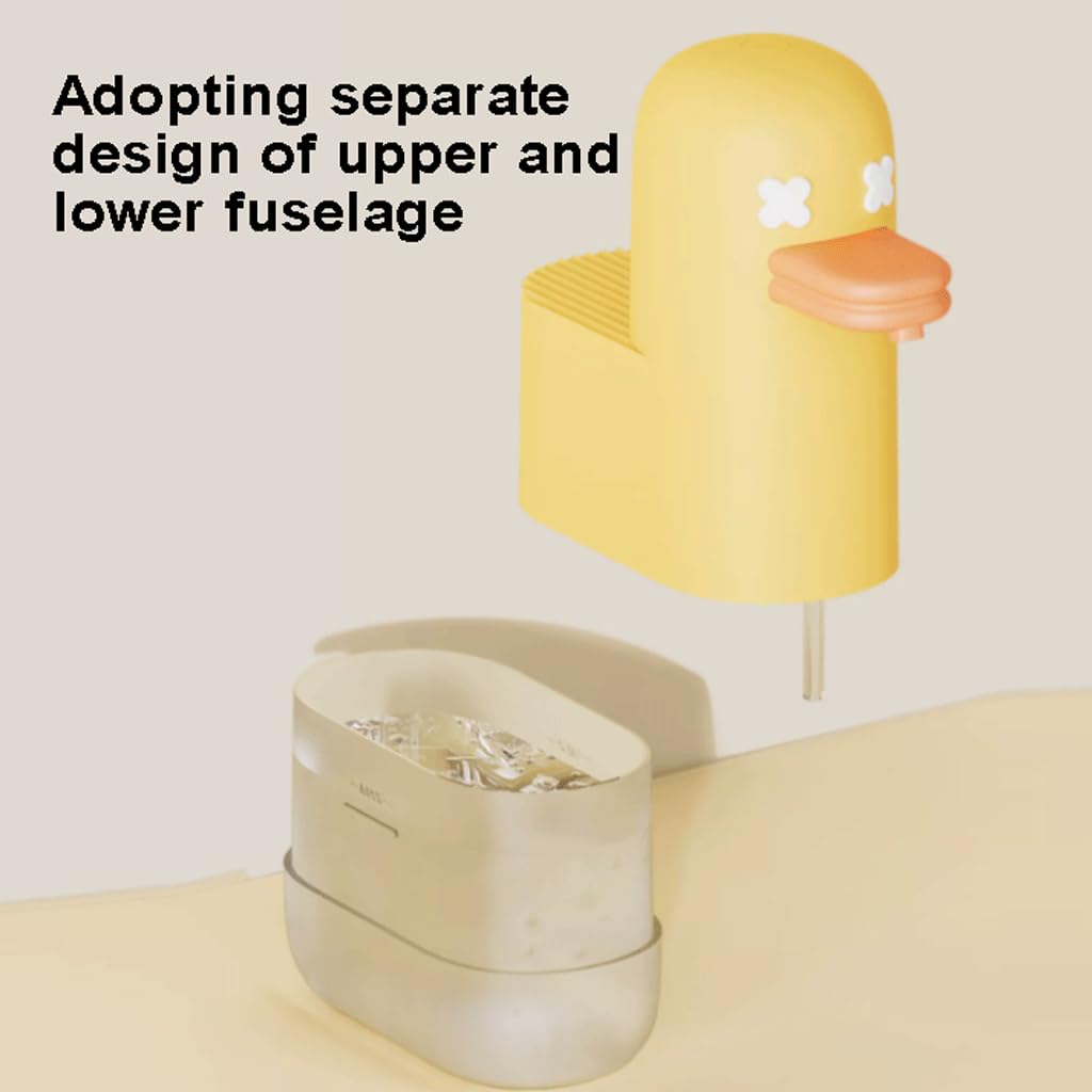 Prosty Automatische Zeepdispenser Aanrecht Zeeppompdispenser Schuimlotiondispenser Kunststof 350ml/12.3oz Geel Łatwy w użyciu