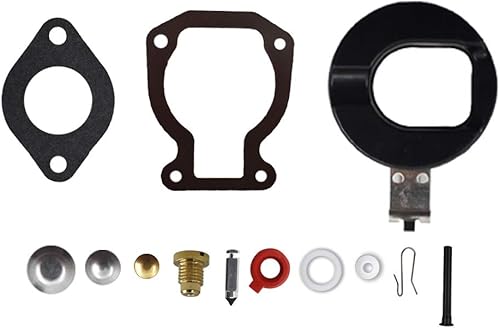 Miniatura 2 de labwork 398453 Kit de reparación de carburador con reemplazo de flotador para Johnson Evinrude 9.9hp 15hp 1974-1988