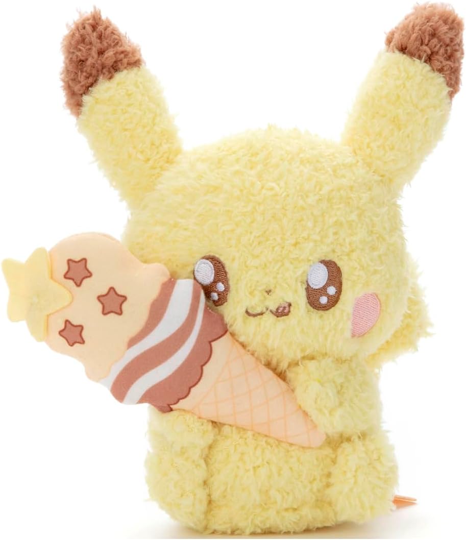 ポケピース ぬいぐるみ (スイーツVer.) ピカチュウ ぬいぐるみ高さ約17cm