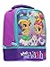 Nickelodeon Shimmer & Shine What's Your Wish Insulated Dual Compartment Lunch Tote with Handle Measures 7.5" W x 9.0" H x 5.0" Deep, Multicolor