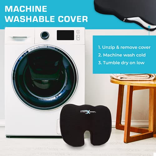 Xtreme Comforts Seat Cushion, Office Chair Cushions - Pack Of 1 Padded Foam Cushion W/Handle For Desk, Wheelchair & Car Use - Back Support Pillow For Chair #TOP7