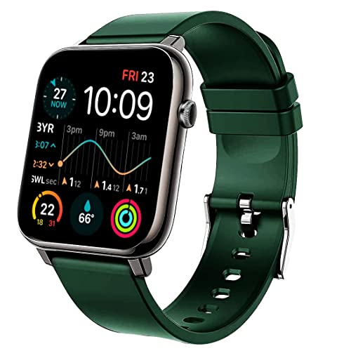Image of Tokdis MX-1 Pro Bluetooth Calling Smartwatch - 1.69 inch LCD Display, Multiple Watch Faces, Sleep Monitor, Heart & SpO2 Monitoring, Multiple Sports Modes (Teal Green, MX-2 Pro)