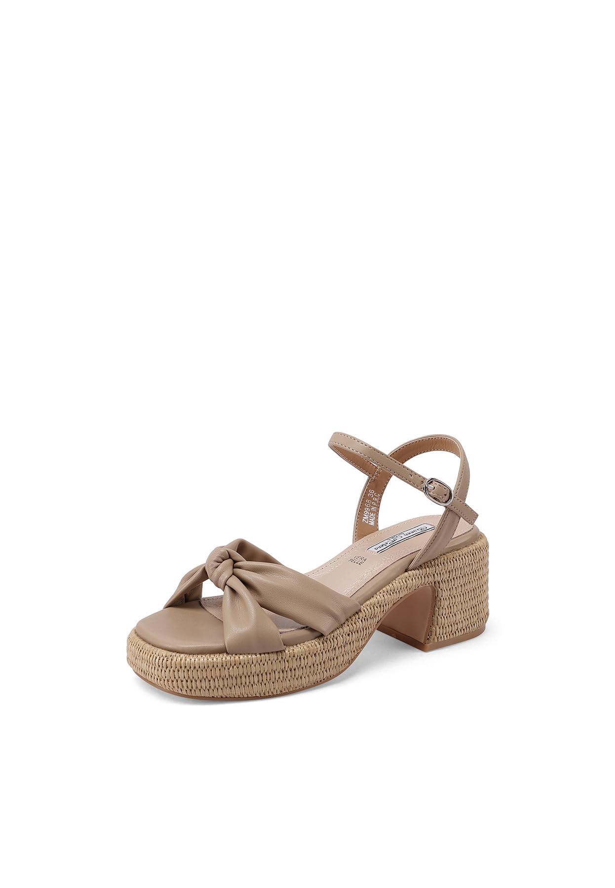 QUEEN HELENA Sandali con Tacco Basso a Fascia Incrociata Donna ZM9968