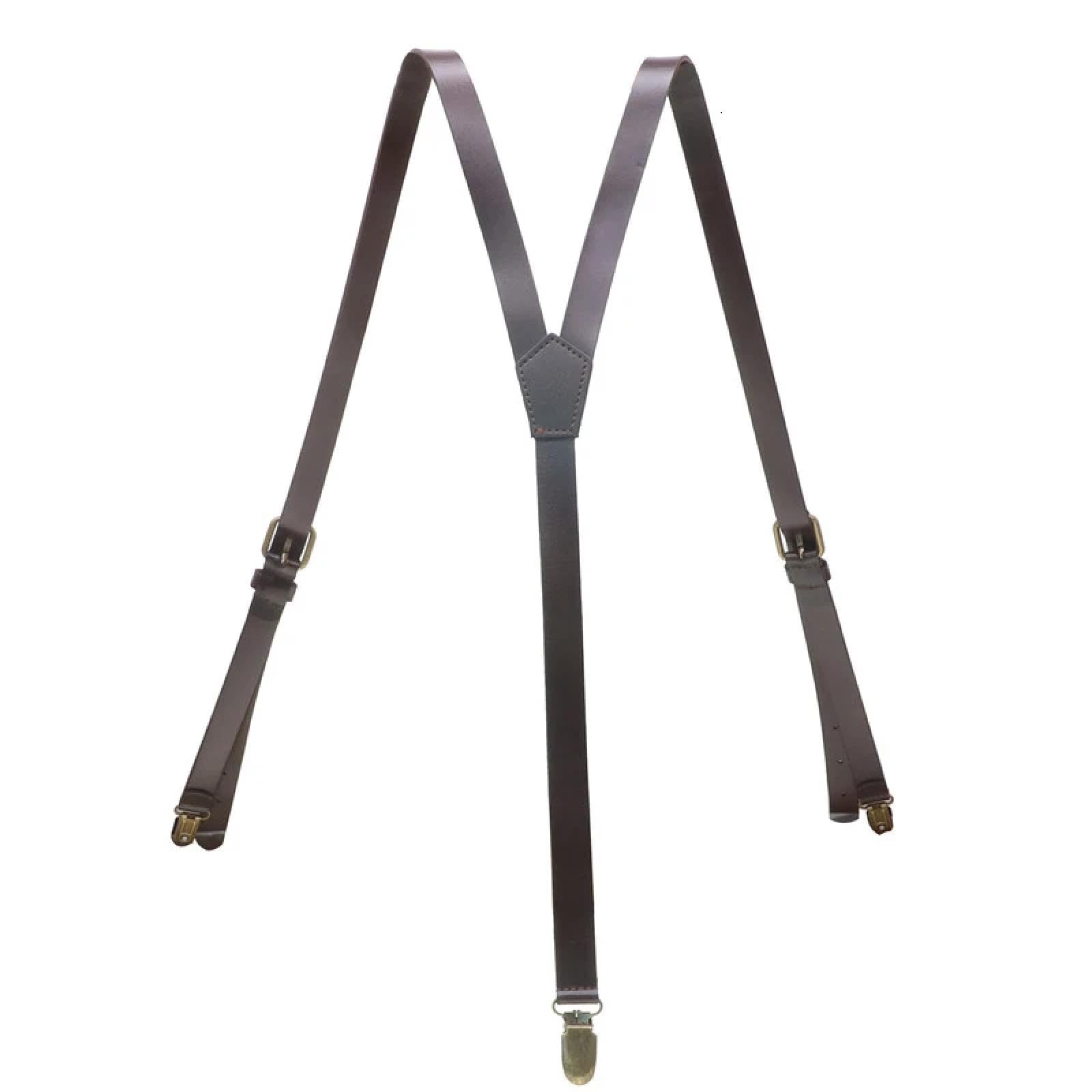 Hosenträger Suspender Herren-Hosenträger Im Vintage-Stil Verstellbare Hosenträger Bronzefarbene Hosenträger