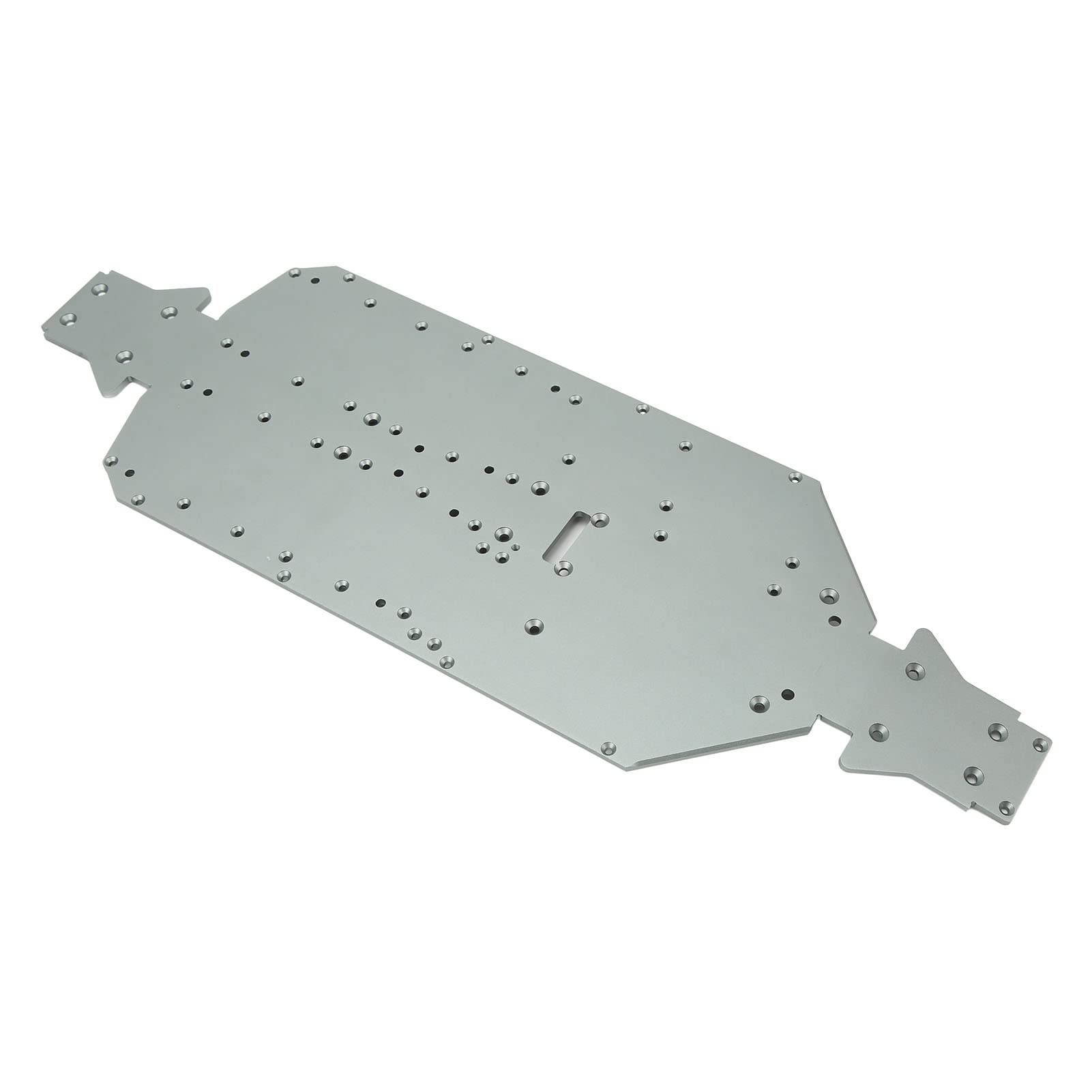 Hochfeste RC-Chassisplatte, CNC-Bearbeitung, Wirksamer Schutz für ZD Racing 07 1/7 Modellautos 19,57 X 6,42 Zoll