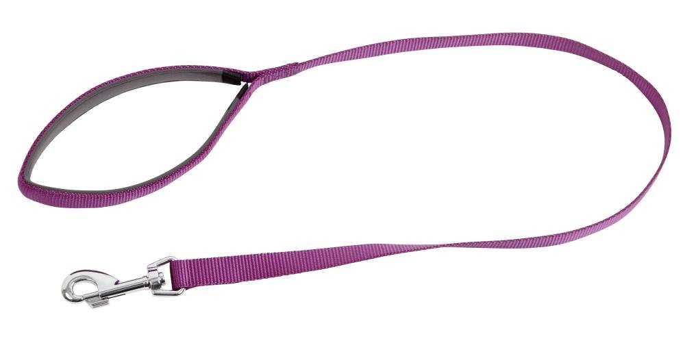 Kerbl Leash Miami with Softgrip, 20 mm, 100 cm, Purple