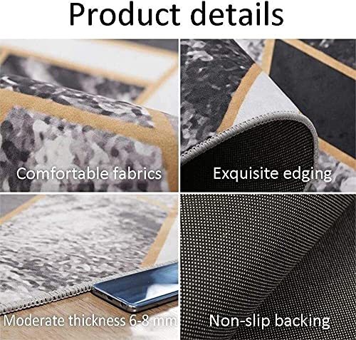 Tapis de couloir sur mesure 0.8x5m moderne et lavable en machine - 2