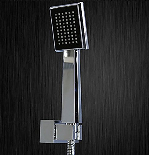 Pomme de douche LED 20cm changeant de couleur avec jets de corps