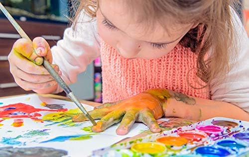 120 Piece Art Set For Children Kids Colour Pencils Paint Felt Tips Crayons Pastels Paints Painting Inspiration Giant Arts & Crafts Gift Set Boys Girls Artist Case Brush & Palette (120 Piece Art Set)