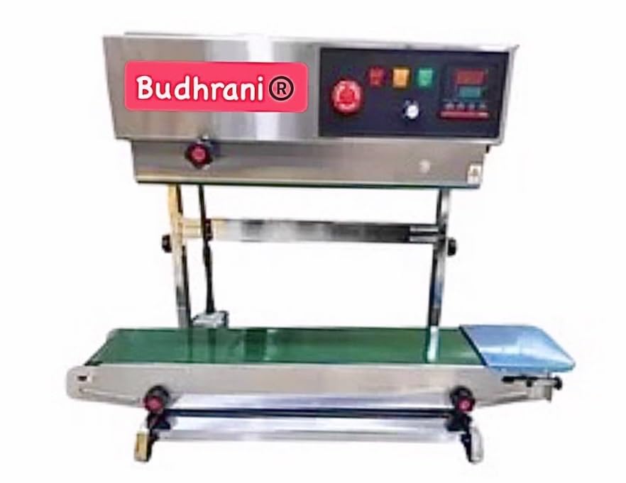 By Master Machines Heavy Duty Continuous Vertical With Stand Ss Band Sealer, Automatic Band Sealing Machine, Automatic Packaging Machine - 1 Year Warranty Mm-04