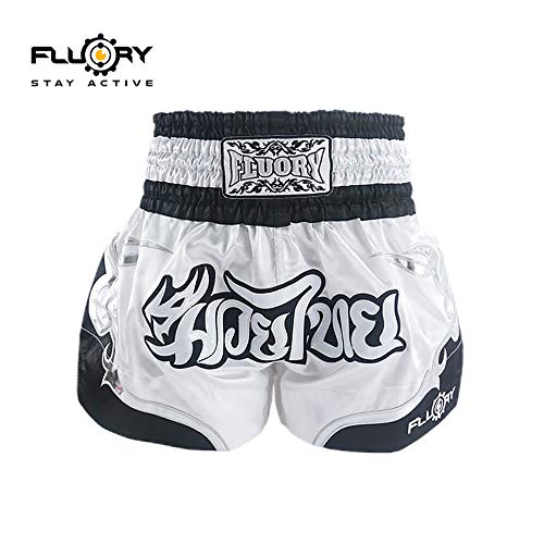 Foto von FLUORY Muay Thai Fight Shorts, MMA Shorts, Kleidung, Training, Käfigbekämpfung, Grappling, Kampfsport, Kickboxen, Shorts