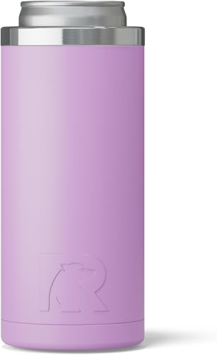 Miniatura 26 de RTIC Skinny - Enfriador de latas delgado, aislado, para cerveza, bebidas, refrescos, con tapa, metal de acero inoxidable, aislamiento de doble pared
