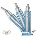 Produktbild Nose Hair Trimmer, 3 in 1 Waterproof Nose Trimmer/Ear Hair Trimmer/Eyebrow Trimmer/Precision Detailer with LED Light, USB Charging Cable, Wet/Dry Use&Vacuum System for Men&Women