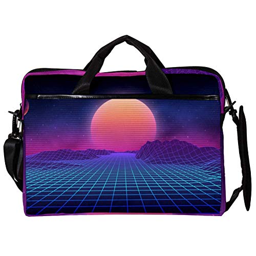Funda portátil 14 pulgadas retro cyber para llevar al trabajo en el transporte