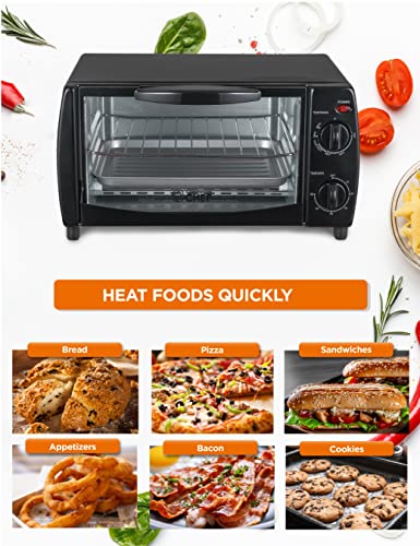 Commercial Chef 10 Liter 4 Slice Mechanical Toaster Oven #TOP1