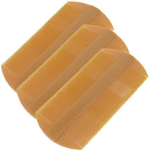 Uxcell 3Pcs Plastic Straight Tooth Double End Hairdressing Brush Comb For Lady #TOP27