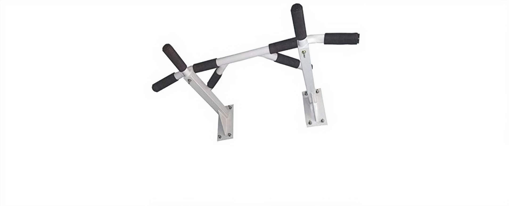 Muscle & Mind Gym Equipment Chin up/Pull up bar White Color 6 Grip-image-35