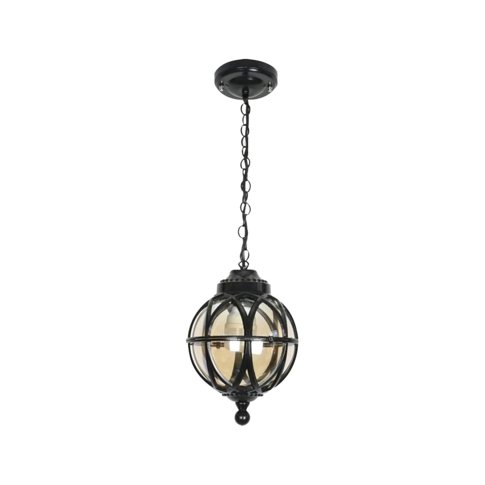 WEYIMVTO Outdoor Pendant Lights, Exterior Chandelier Retro Porch Lantern Vintage Hanging Lamp for