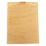 Declaration of Independence Ornament, Unique Americana Decor, US Historical Gifts, Unique US History Buff Gifts, Patriotic Christmas Decorations, Handmade in The USA