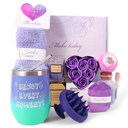 PEMIDA Birthday Gifts for Women Friend Gifts for Women Self Care Package Relaxation Bath Set Personalised Birthday Hampers for Friends Female Coworker Sister Mum Her Coffee Mug