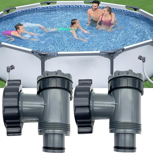 Accessoires de piscine - Valve à piston de rechange - Robinet d'arrêt de piscine - Valve à piston - Pompe de filtration pour piscine - Raccord de valve de...