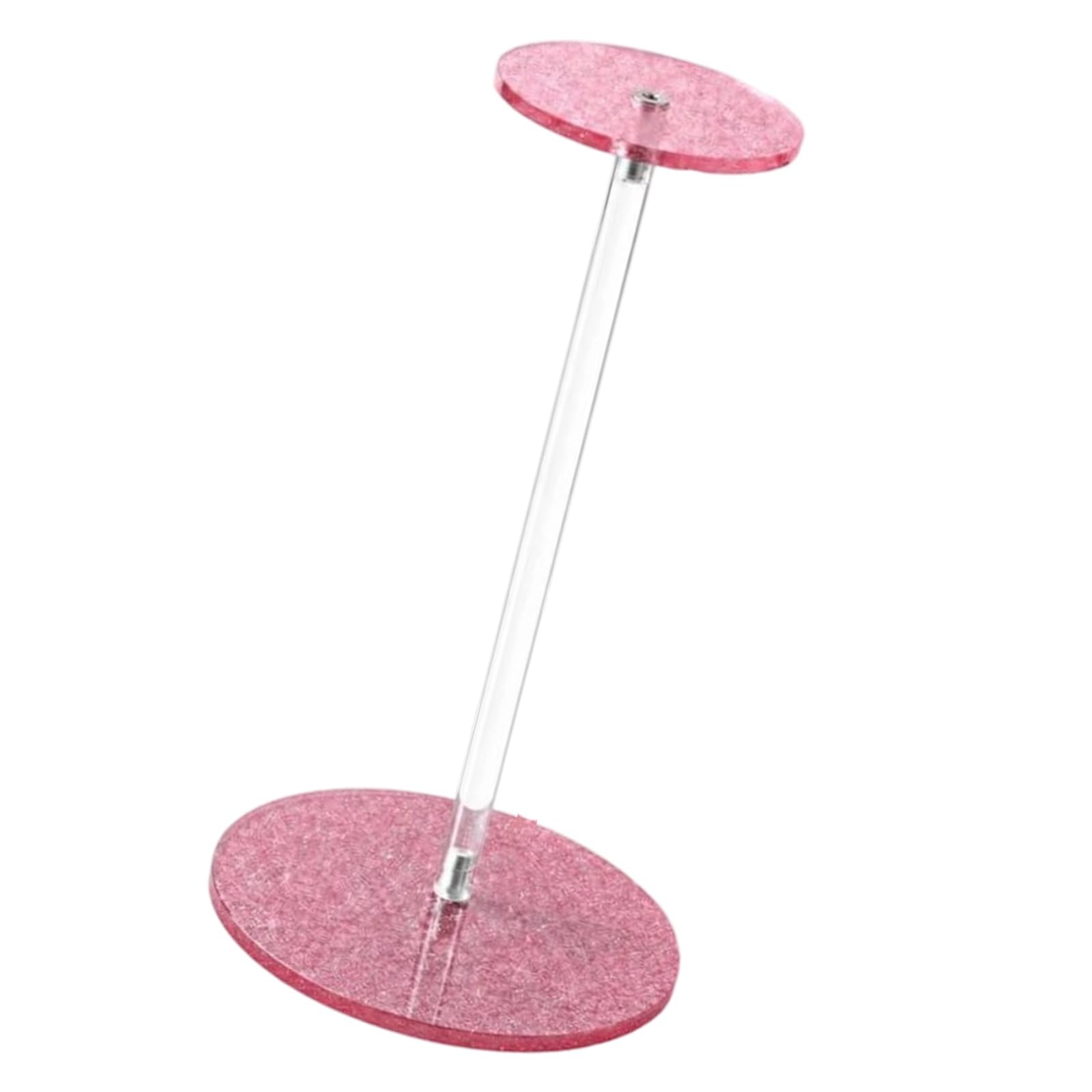 Tabletop Cap Holder Stand for Dresser and Shelf, Display for Baseball Caps and Bucket Hats with Clear Rod Acrylic Hat Display Stand Baseball Cap Holder Bucket Hat Tabletop Dresser Shelf Clear Rod Desk