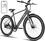 HITWAY BK19P 700C E-Bike, 36V 10,4Ah Akku, 25 km/h, 40-80 km Reichweite, Scheibenbremsen vorne & hinten, IP54 Wasserschutz, Multifunktionales LCD-Display,Für Damen und Herren geeignet