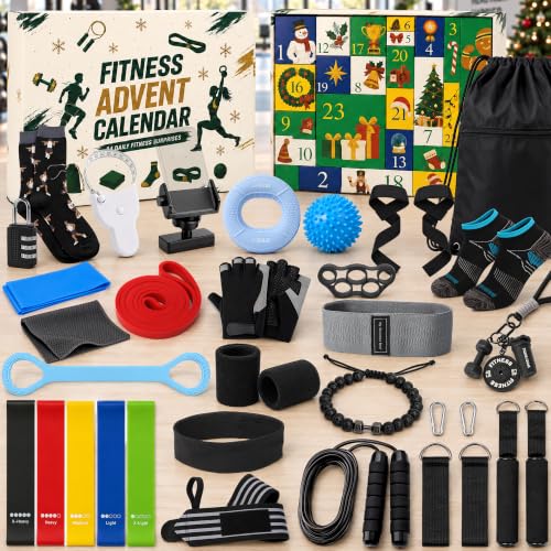 Gleemoria Fitness Advent Calendar 2026, 24-Day Christmas Countdown Gift - image 1