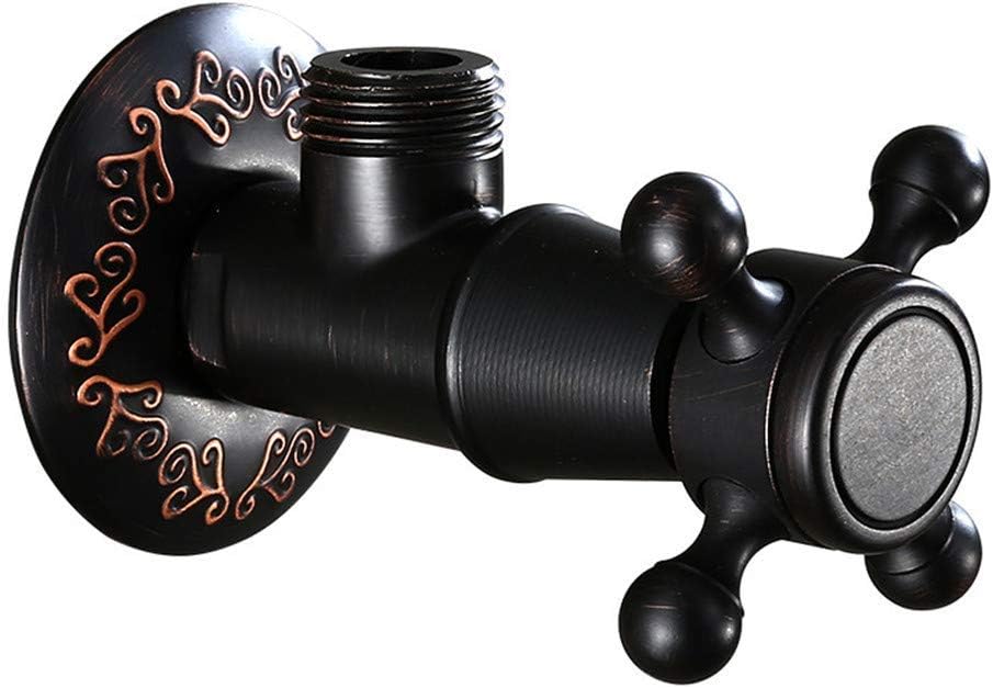 LUNEZY Bidet Faucets Black Brass Cold Water Toilet Corner Valve Handheld Hygienic Shower Head Anal Cleaning Ass Bidet Dusche Shattaf Muslim Shower Bidet,Set