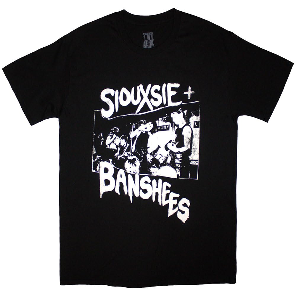 Rock Off officially licensed products Siouxsie & The Banshees Live T Shirt XXL Black